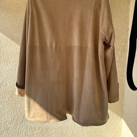 Ralph Lauren Purple Label Goat Suede Overcoat w/ Tags Sz L. Made in Italy - Picture 4 of 9